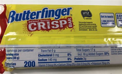 4 Packs Butterfinger Crisp Fun Size Hydrogenated Original Recipe 6 Pack