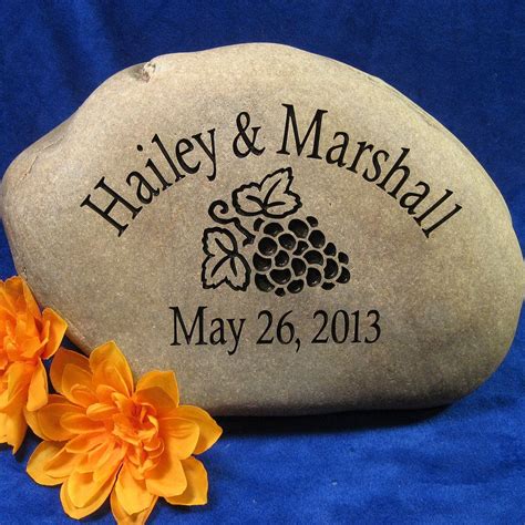 Landscape Engraved Stones And River Rocks Rock It Creations Stone