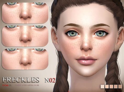 S Club Ll Ts4 Freckles 02 The Sims 4 Download