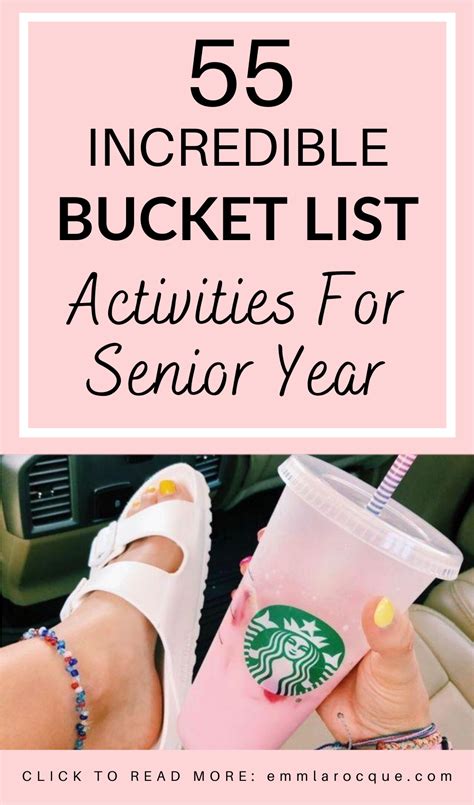 The Ultimate Senior Year Bucket List Click To See Over 55 Incredible