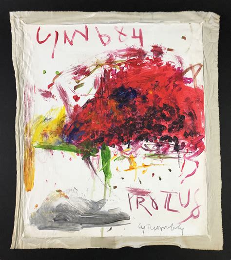 Sold Price Cy Twombly American 1928 2011 Oil Painting June 6 0119 12 00 Pm Edt