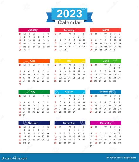 Calendrier 2023