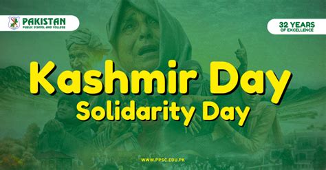Celebrating Kashmir Solidarity Day 2023 At Pakistan Public School A