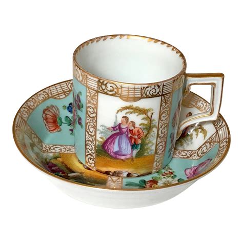 meissen cup and saucer chairish