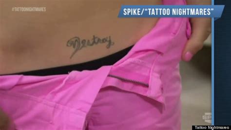 Tattoo Nightmares Having Destroy Inked Above Her