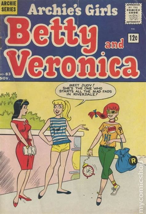 Archies Girls Betty And Veronica 1951 Comic Books 1956 1969