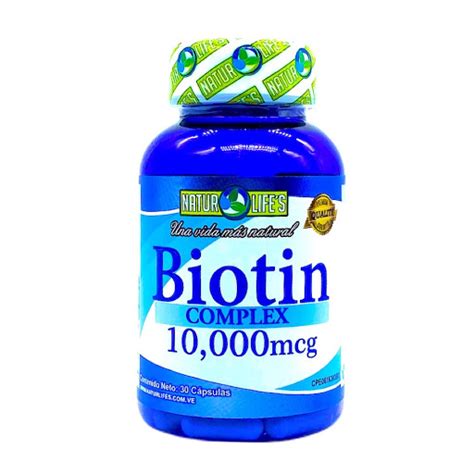 Biotina Biotin Capsulas Biotina Naturlife S