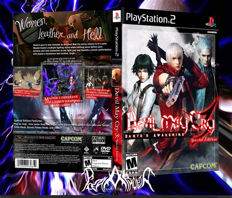 Devil May Cry 3 Special Edition PlayStation 2 Box Art Cover By Pan