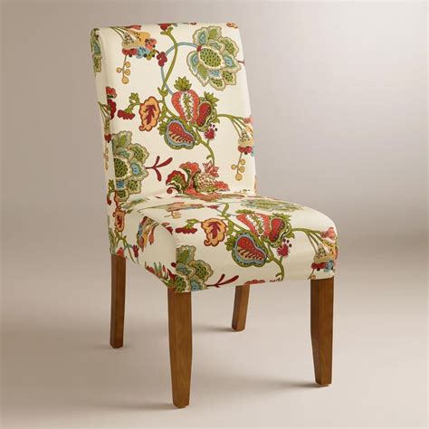 Dining chair covers help transform any dull seat into elegantly designed seating. Leopold Floral Anna Slipcover | Slipcovers for chairs ...