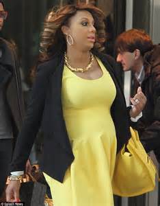 Baby On Board Tamar Braxtons Sunny Yellow Dress Displays The First
