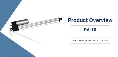 Pa 10 Linear Actuator Product Overview Progressive Automations