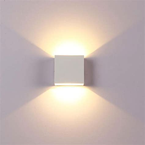 Modern Led Aluminum Wall Lamp 6w Wall Sconce Ip65 Waterproof Outdoor Up