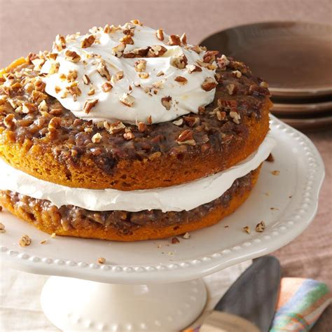 Praline Pumpkin Torte Recipe: How to Make It | Taste of Home