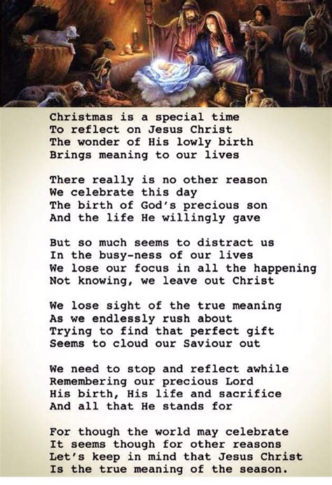 Poem By Ms Lowndes Christmas Poems Meaning Of Christmas