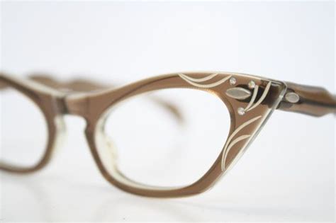 Small Rhinestone Cat Eye Eyeglasses Unused Cat Eye Frames Etsy