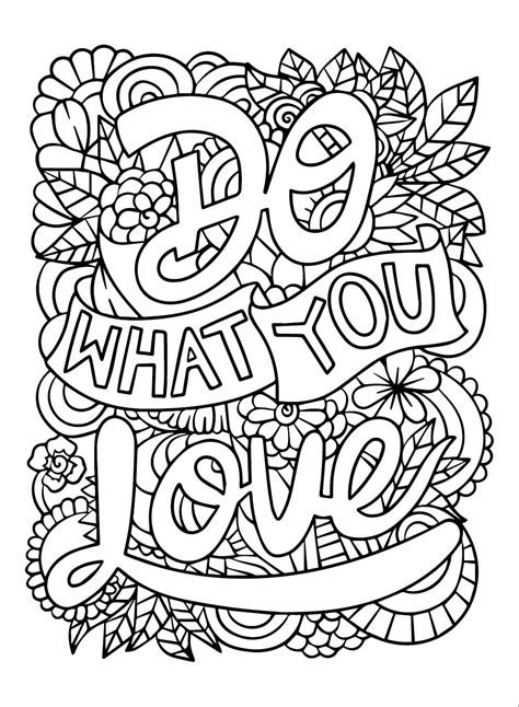 Free Printable Love Coloring Pages