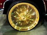 Triple Gold Wire Wheels Images