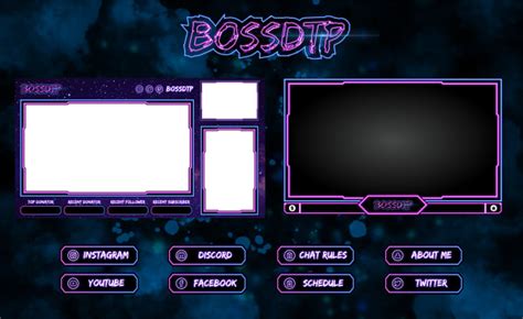 Create A Custom Twitch Overlays Panels And Face Cam By Ardistudio