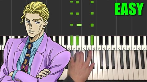 Yoshikage Kiras Theme Piano Tutorial Lesson Part 1 Youtube