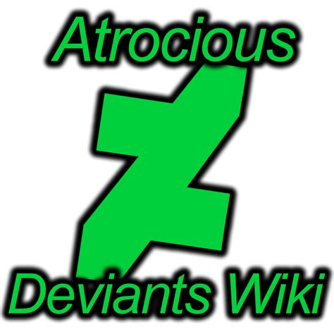 Atrocious Deviants Wiki Logo By Waterplayzyt On Deviantart