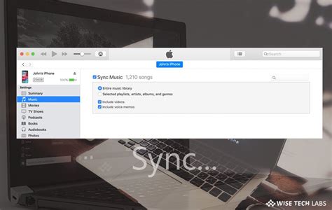 How To Sync Your Iphone Ipad Or Ipod Using Itunes On Your Computer Wise