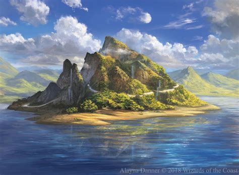 Magic The Gathering Island For M19 Standard By Alayna Fantasy