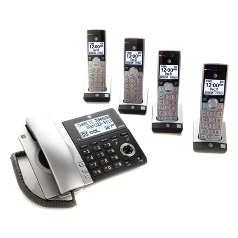 Atandt Dect 6 Cordedcordless Phone System With 4 Handsets With Smart