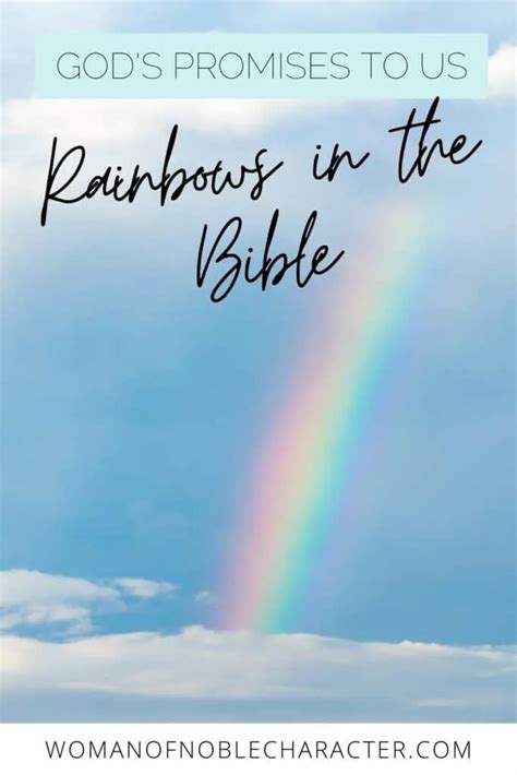 Rainbows In The Bible 3 Of Gods Promises