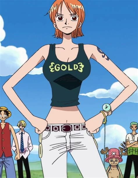 Slideshow One Piece Todas As Roupas De Nami No Anime