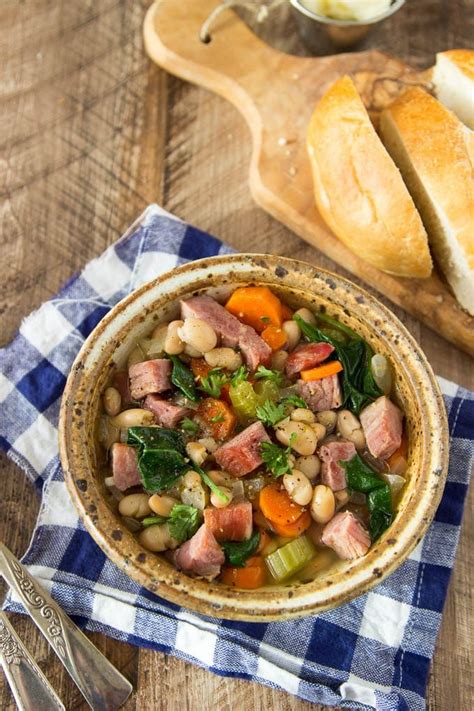 It's a key ingredient in this soup that adds instant flavor with minimal effort! One Pot Ham & Bean Soup | Simple Healthy Kitchen