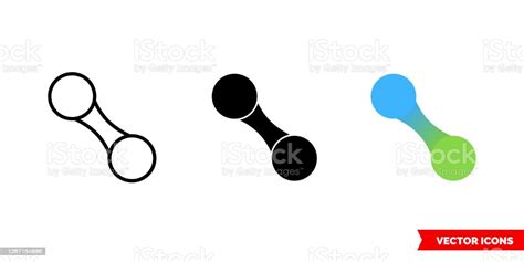 Fusion Icon Of 3 Types Color Black And White Outline Isolated Vector