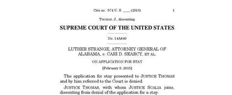 Justice Thomass Dissent Hints Of Supreme Courts Intentions On Same