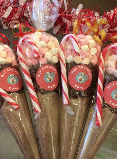 Christmas Hot Chocolate Candy Cones Snowman Soup Cones