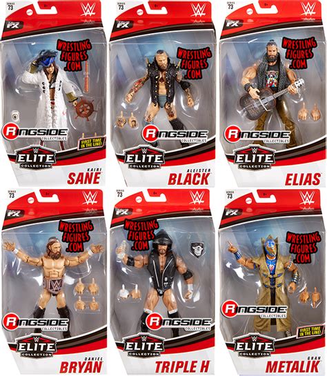 Wwe Elite 73 Complete Set Of 6 Wwe Toy Wrestling Action Figures By