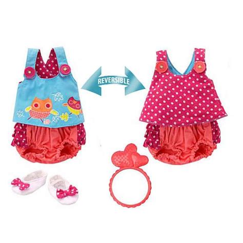 Baby Alive Pretty Ruffles Reversible Outfit Bloomer Set Baby Alive