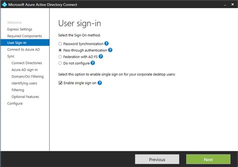 Azure Ad Connect Seamless Single Sign On Quickstart Microsoft
