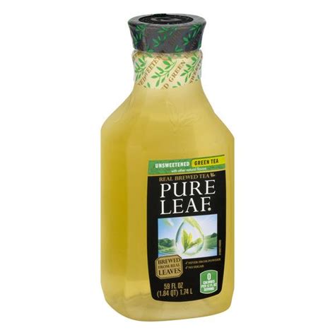 Pure Leaf Unsweetened Green Tea Hy Vee Aisles Online Grocery Shopping