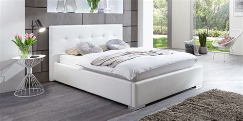 Betten mit rahmen, dekorativen bögen und stangen aus metall: Bett mit Bettkasten Polsterbett Lattenrost Doppelbett 180 ...