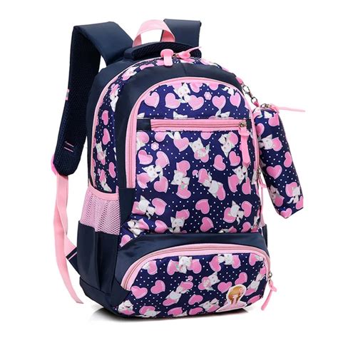 3 6 Grade School Bags For Teenagers Girls Large Capacity School