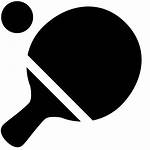 Ping Pong Icon Pingpong Paddle Transparent Sports