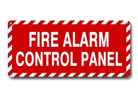 Buy Fire Alarm Control Panel Sign 45 X 10 Inch 40 Mil Thick Aluminum