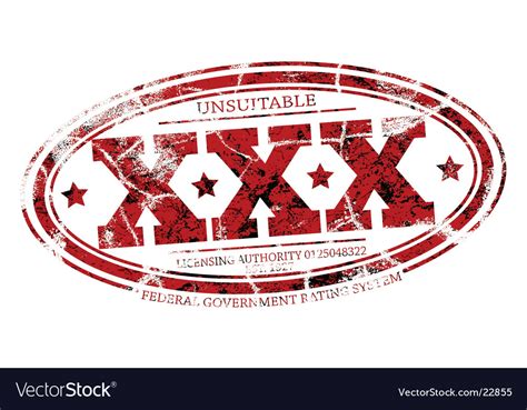 X Rated Royalty Free Vector Image Vectorstock