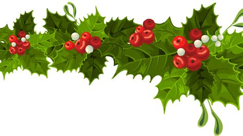 transparent christmas leaves png - Clip Art Library png image