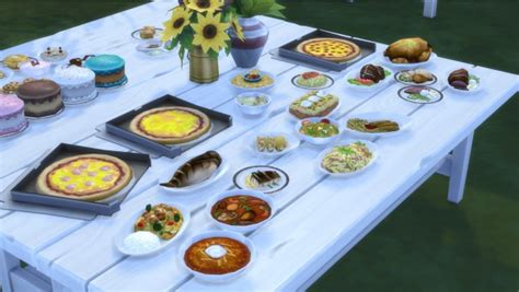 Mod The Sims Food Texture Overhaul By Yakfarm Sims 4
