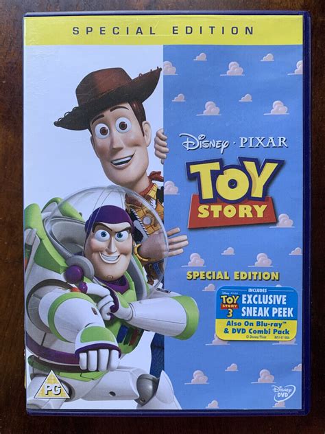 Toy Story Dvd 1995 Walt Disney Pixar Animated Movie Collectors Special