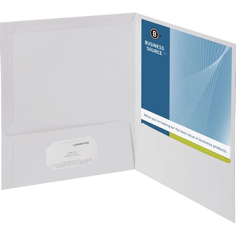 Buy Leatherette Embossed 2 Pocket Folder White Cheap Handj