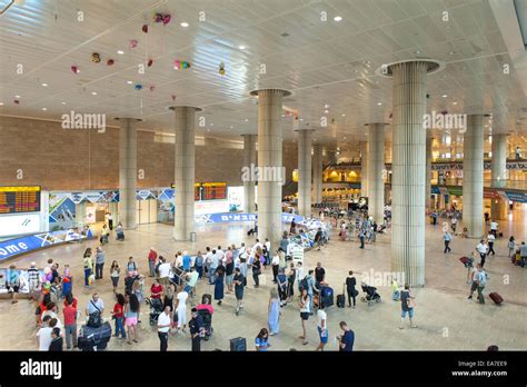 Terminal 3 Arrival Hall At Israel S Ben Gurion International Airport