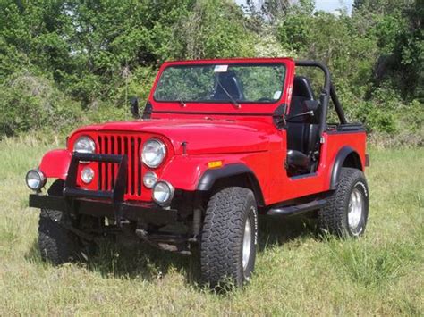 Sell Used 1982 Jeep Red Cj7 Beautifully Restored In Line 6 4 Speed