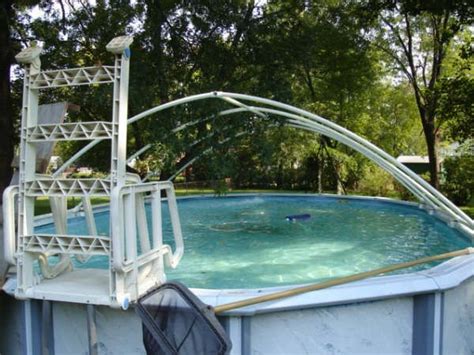 Build A Pvc Pool Cover Pvc Pool Backyard Pool Swimming Pool