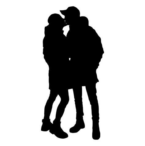 Free Anime Couple Silhouette Download Free Clip Art Free Clip Art On